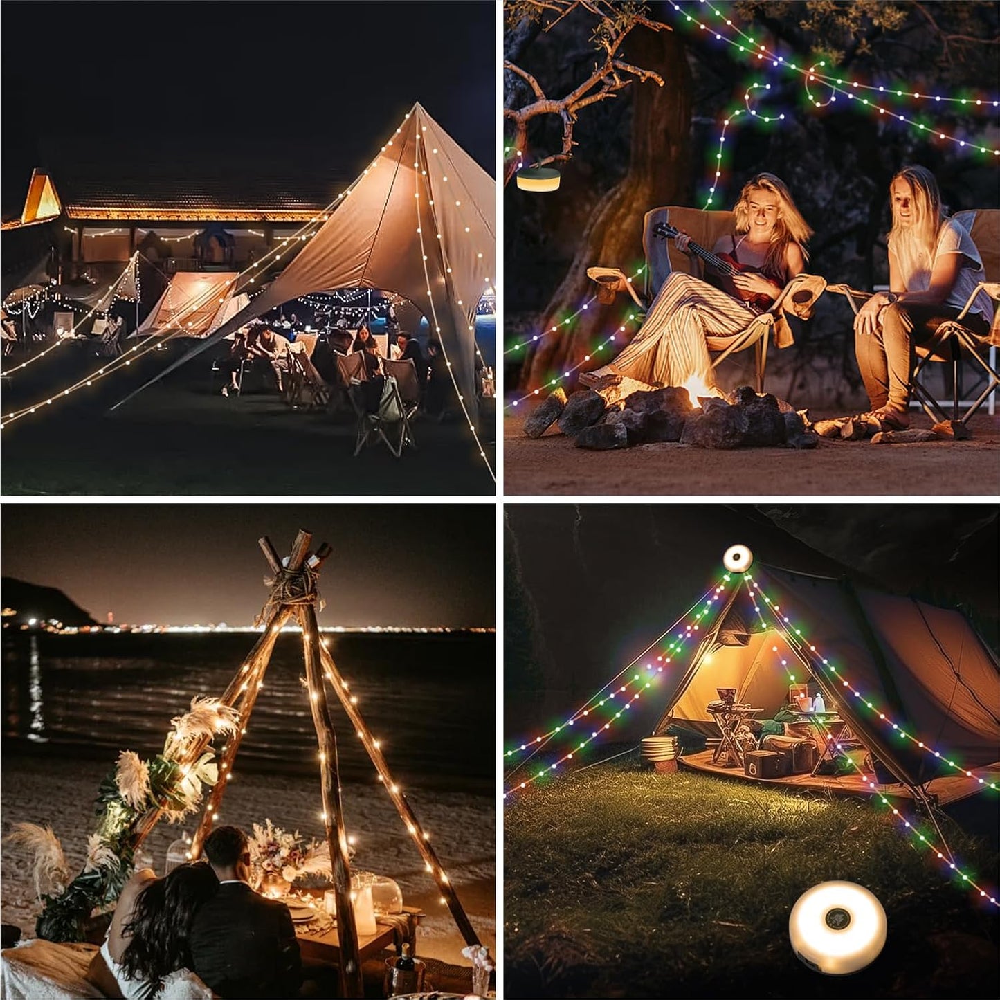 Camping string lights 29.5 ft.