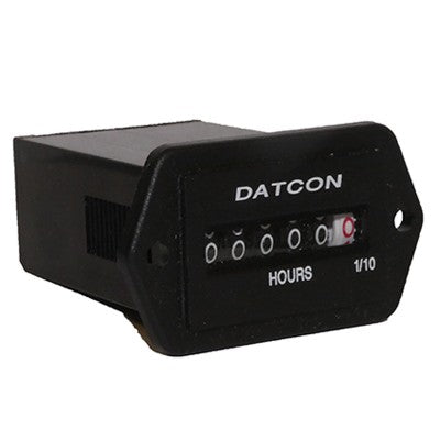 DATCON MINI RECTANGULAR HOBBS ENGINE HOUR METER