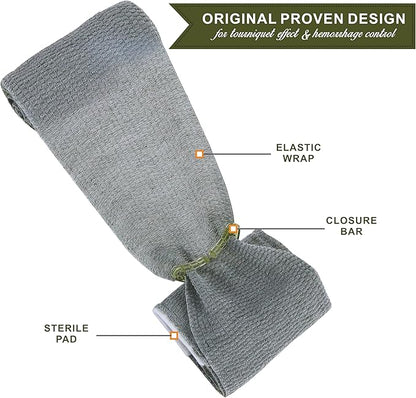 6 Inch Israeli Bandages Trauma Kit - single