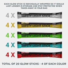 Emergency glow sticks