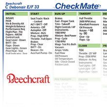 Beechcraft Bonanza C Debonair E/F33