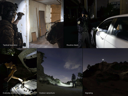 Fenix PD35R ACE Multi-mode Tactical Flashlight + FREE CL01 Mini Lantern