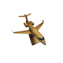 Gulfstream 280 Mahogany Wood Desktop Airplanes Model