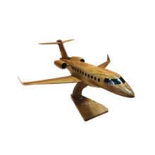Gulfstream 280 Mahogany Wood Desktop Airplanes Model