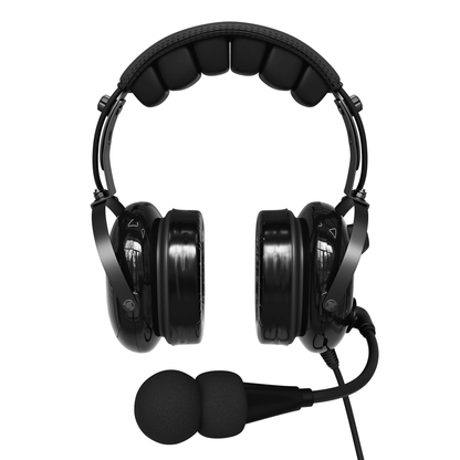 Kore Aviation H1 Helicopter Pilot Headset (Mono) with Headset Bag - U-174 Plugs