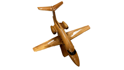 Embraer Phenom EV-100 ( EV100 ) Mahogany Wood Desktop Airplane Model