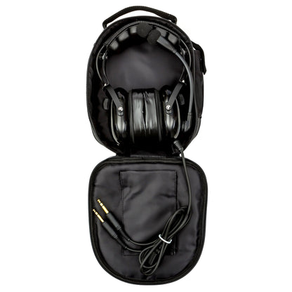 Kore Aviation KA-1 General Aviation Headset (Mono & Stereo) with Headset Bag - Dual GA Plugs