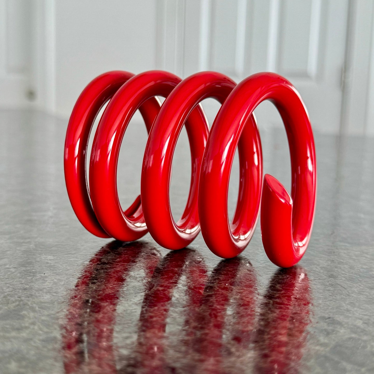 Spring Powder Coated Aviation Art Modern Mid Century Pencil Pen Holder (3-3/4 Inches)