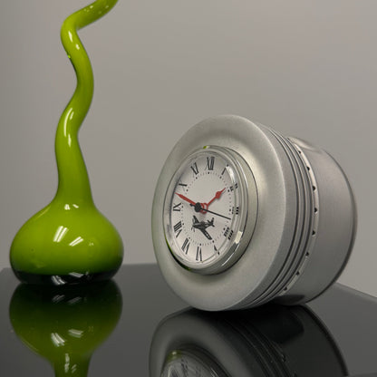 P-51D MUSTANG raw Rolls Royce Packard V1650 Merlin WWII Warbird Airplane Engine Piston Desk Clock