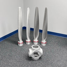 4-Bladed McCauley Cessna 78" Brushed Aluminum Airplane Propeller Metal Wall Display