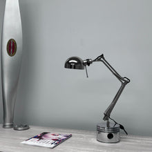 1940's Pratt & Whitney WWII R-2800 Corsair F4U Corsair Airplane Polished Chrome Radial Engine Piston Desk Task Lamp