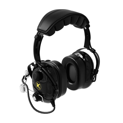 Kore Aviation P1 General Aviation Headset (Mono) with Headset Bag - Dual GA Plugs