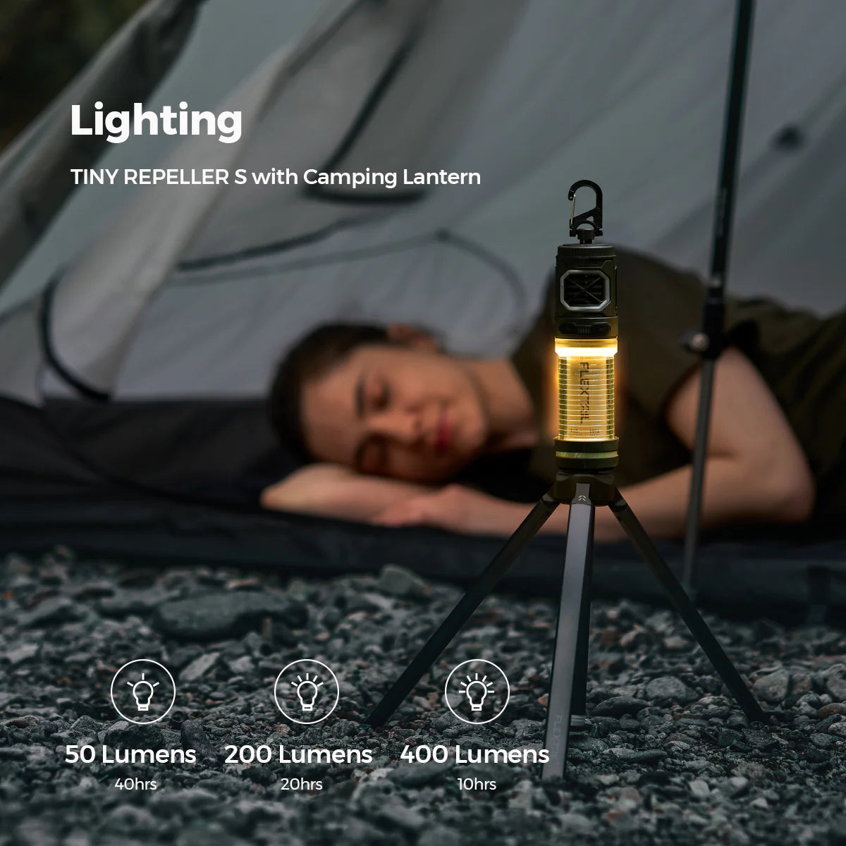 TINY REPELLER S - 2-in-1 Portable Mosquito Repellent with Lighting