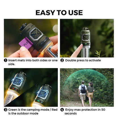 TINY REPELLER S - 2-in-1 Portable Mosquito Repellent with Lighting