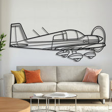 AA-1 Lynx Back Angle Metal Aircraft Wall Art - NCP0459