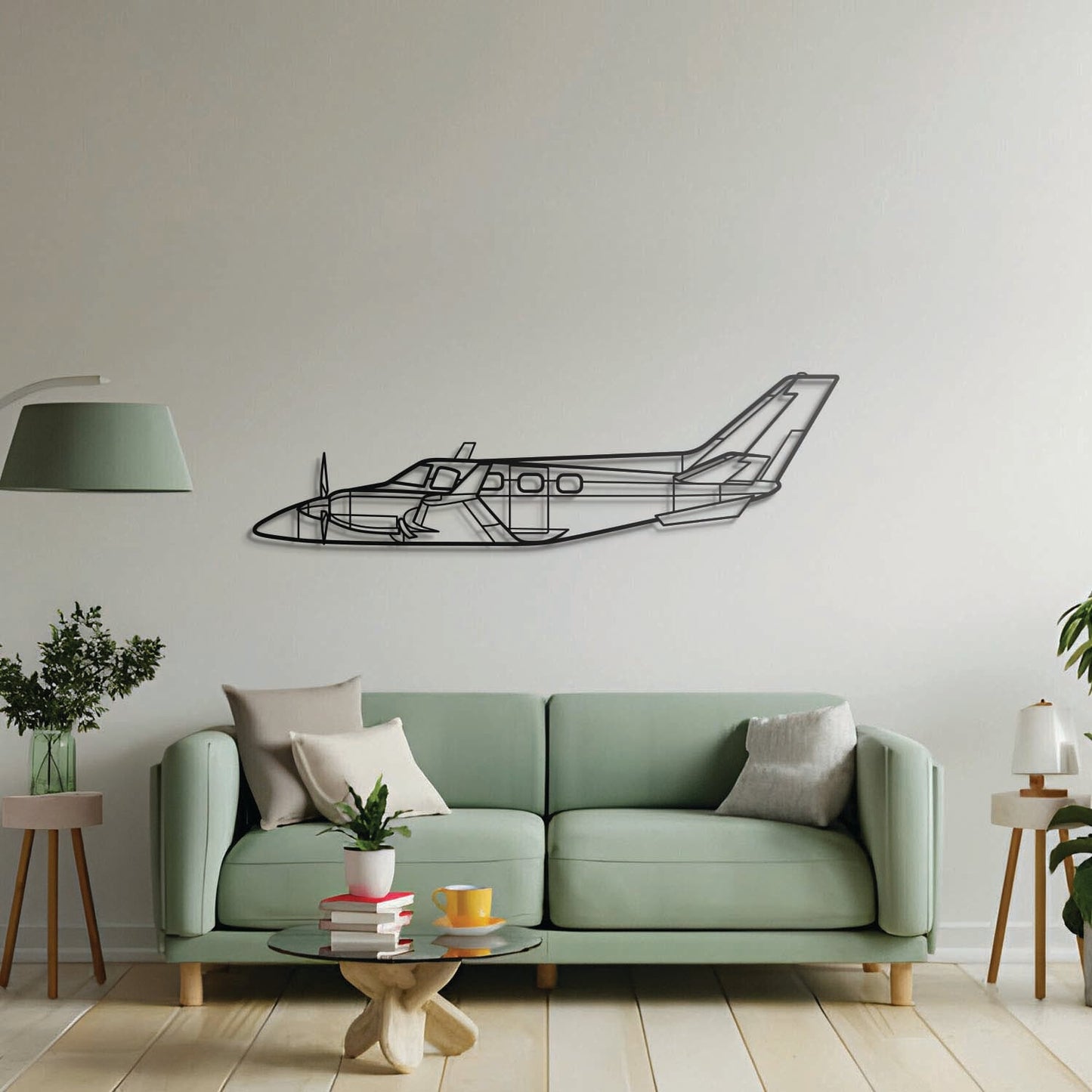 B60 Duke Metal Aircraft Wall Art - NCP0412