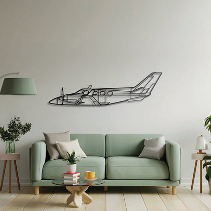 B60 Duke Metal Aircraft Wall Art - NCP0412