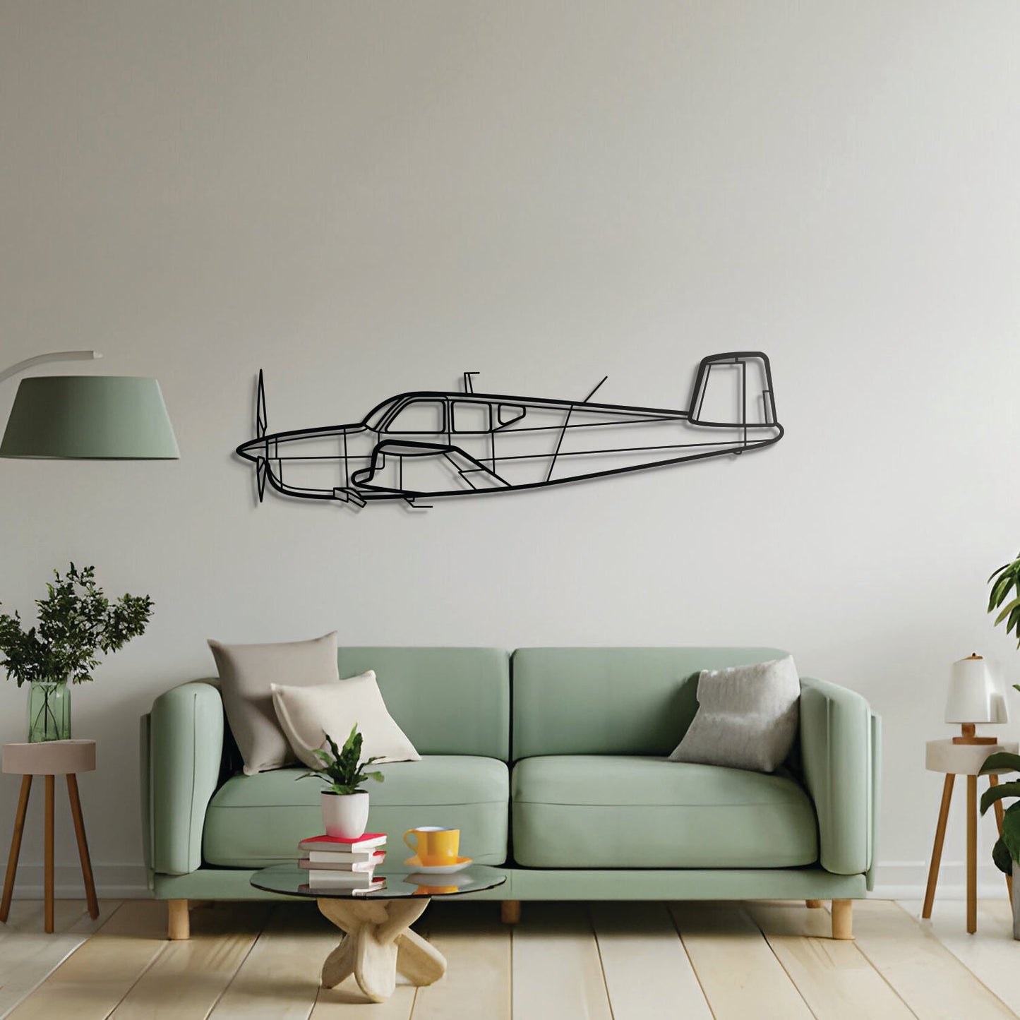 Bonanza K35 Metal Aircraft Wall Art - NCP0312