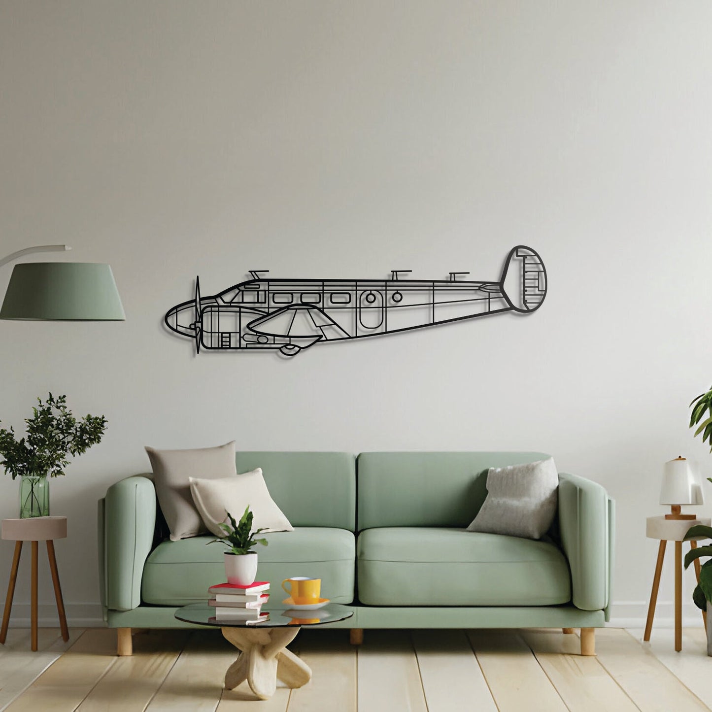 C45-H Expeditor Metal Aircraft Wall Art - NCP0314