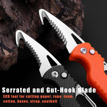 EDC Pocket Folding Knife Keychain Knives, Box Seatbelt cutter