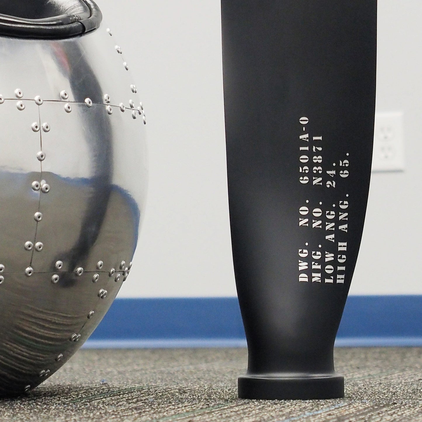 F4U Corsair Hamilton Standard Mini Warbird WWII Authentic Airplane Propeller Blade Sculpture