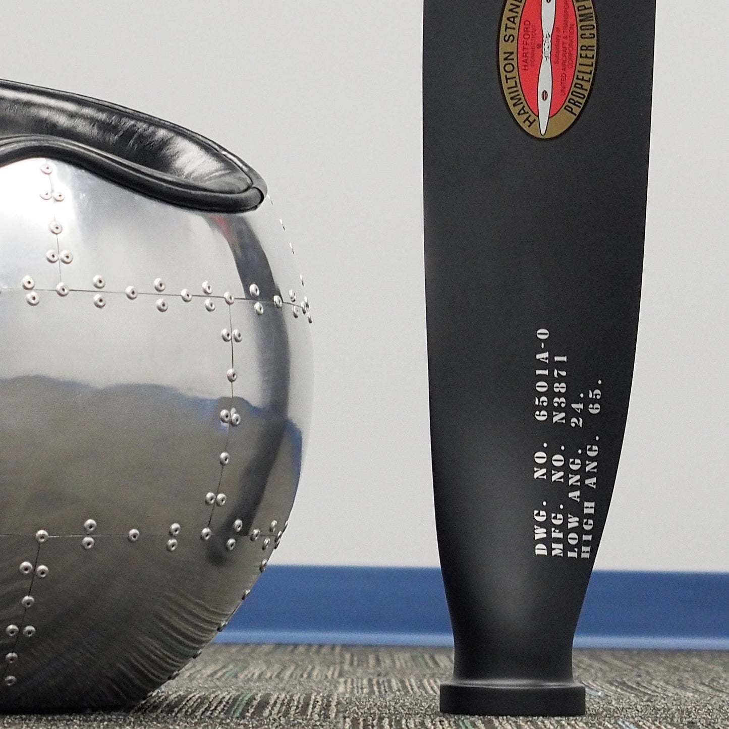 F4U Corsair Hamilton Standard Mini Warbird WWII Authentic Airplane Propeller Blade Sculpture