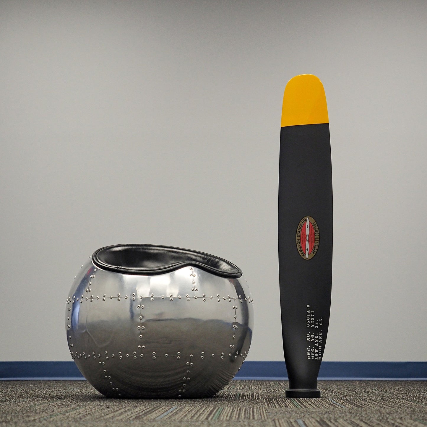 F4U Corsair Hamilton Standard Mini Warbird WWII Authentic Airplane Propeller Blade Sculpture