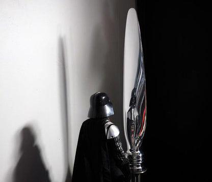 The Propsicle Modern Aviation Art CESSNA 402 Mirror Polished Chrome Airplane Propeller Blade Sculpture ( McCauley )