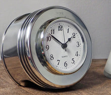 J-Cobs WWII Boeing Stearman Warbird Radial Engine Piston Mirror Polished Desk Clock