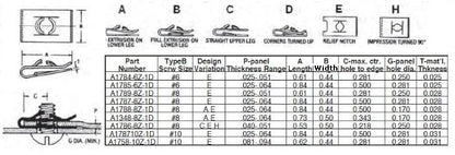 TINNERMAN CLIP NUT #10