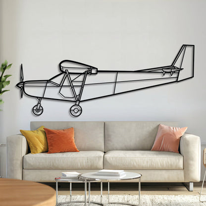 STOL CH 701 Metal Aircraft Wall Art - NCP0297